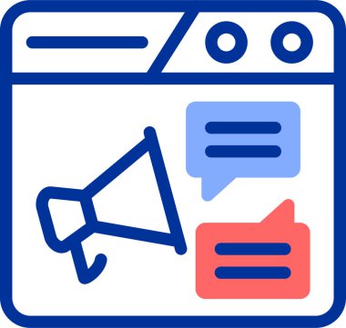 reklam web pazarlama simgesi