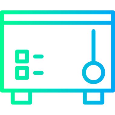 Monitör. Web simgesi basit illüstrasyon