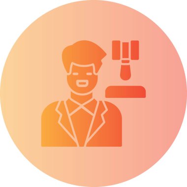 Bir insan simgesinin vektör illüstrasyonu