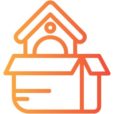 ev simgesi vektör illüstrasyonu