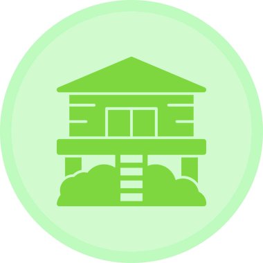 bina simgesi, vektör illüstrasyonu