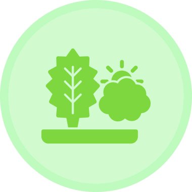 İzole edilmiş tek yaprak simgesinin vektör illüstrasyonu