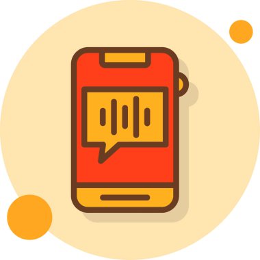 Cep telefonu. Web simgesi vektör illüstrasyonu