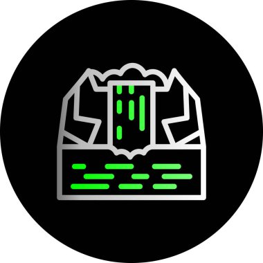 Bir bilgisayar simgesinin vektör illüstrasyonu