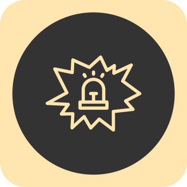 Rozet simgesi, vektör illüstrasyonu