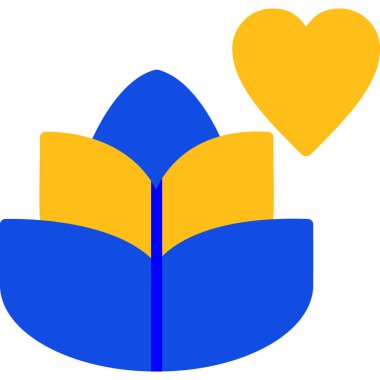 Aşk. vektör simgesi basit tasarım