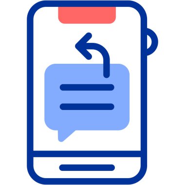 ileti simgesi, vektör illüstrasyonu