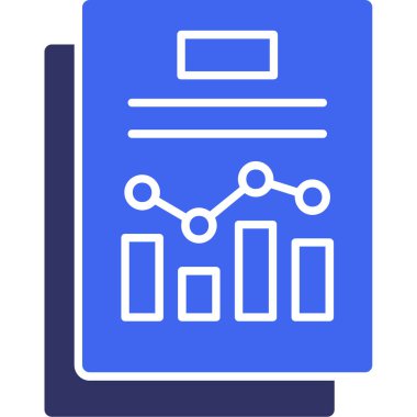 Analiz. Web simgesi basit illüstrasyon