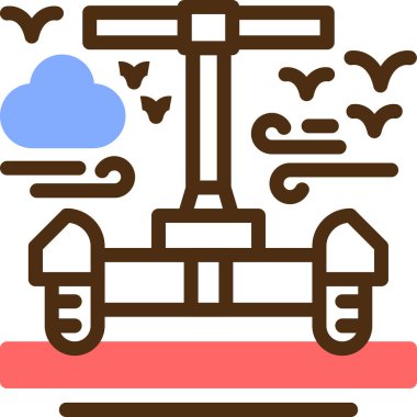 Bir noel ağacı için arkaplan çizimi