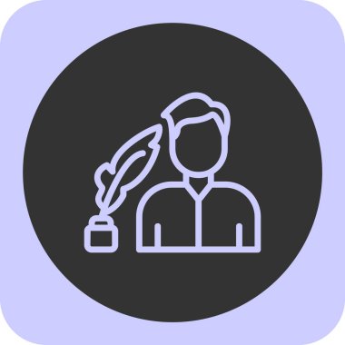 Fırçalı bir adamın vektör çizimi