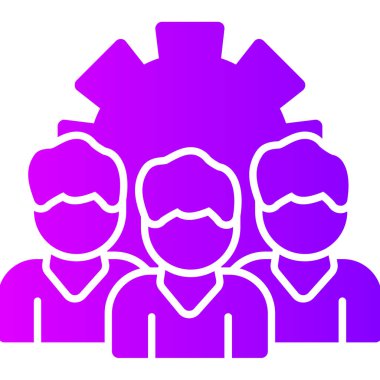 insanlar simge vektör illüstrasyonu