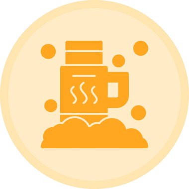 kahve makinesi ikon vektör illüstrasyonu