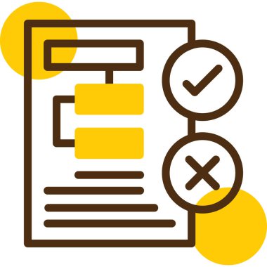 belge simgesi, vektör çizimi