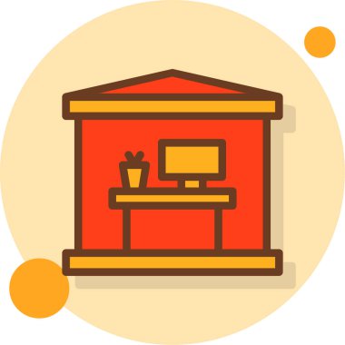 Modern simge, vektör illüstrasyonu oluşturuluyor