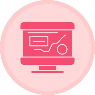 çevrimiçi alışveriş web simgesi basit illüstrasyon