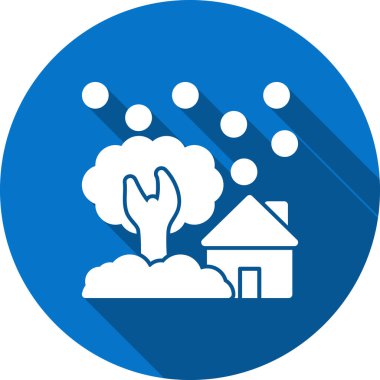 Ev simgesinin vektör illüstrasyonu