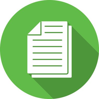 belge simgesi vektör illüstrasyonu