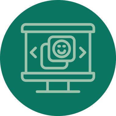 Web simgesi vektör illüstrasyonu