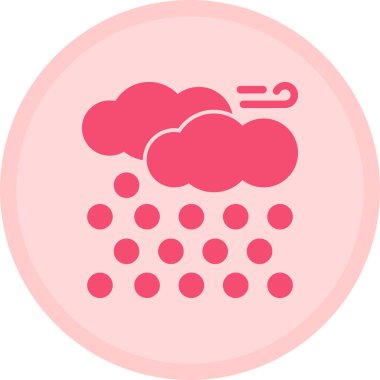 Bulut simgesi vektör illüstrasyonu