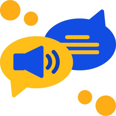 megafon simgesi, vektör illüstrasyonu