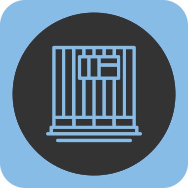 Mimari yapı yapı ikonu ana hatlar biçiminde