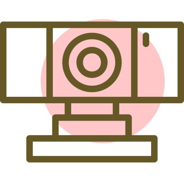 Bilgisayar simgesinin vektör illüstrasyonu