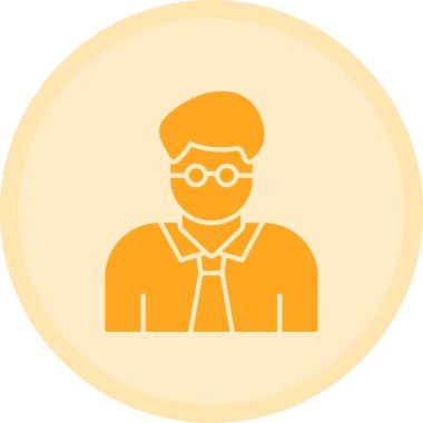 Bir insan simgesinin vektör illüstrasyonu