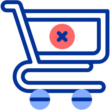 Alışveriş arabası. Basit tasarım