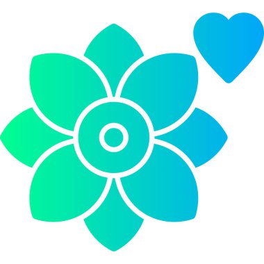 Kalp. Web simgesi basit illüstrasyon