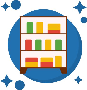 kitap simgesi vektör illüstrasyonu