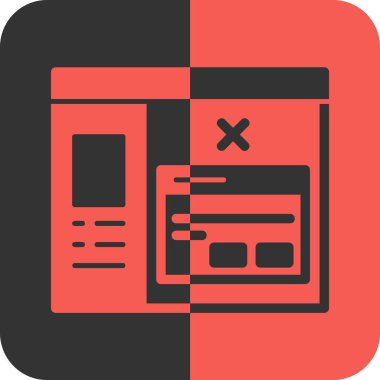 tarayıcı pencere simgesi vektör illüstrasyonu