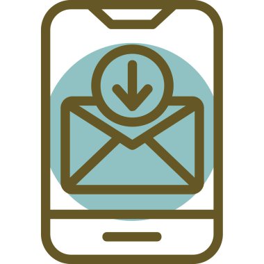 e- posta ileti vektörü simgesi