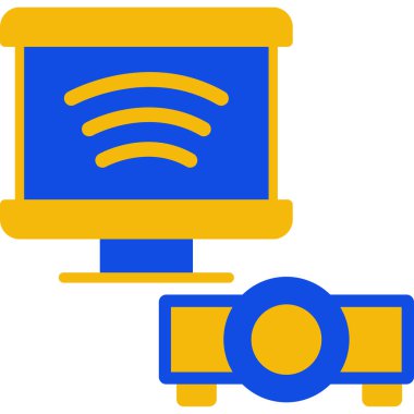 router simgesi vektör illüstrasyonu