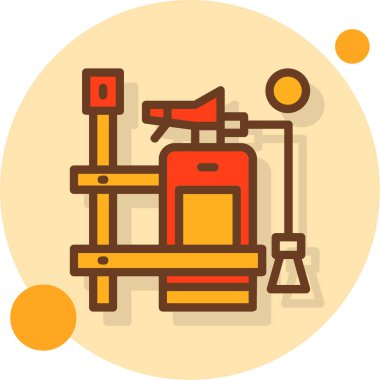 Modern simgenin vektör illüstrasyonu