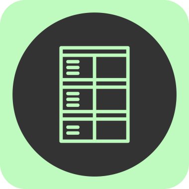 vektör tarayıcı web simgesi