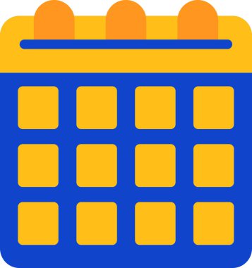 Takvim. Web simgesi basit illüstrasyon