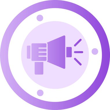 Hoparlör simgesi, vektör illüstrasyonu