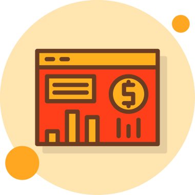 Finans Para simge vektör çizim