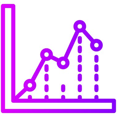 Bar çizelgesi simgesi. düz tasarım biçimi