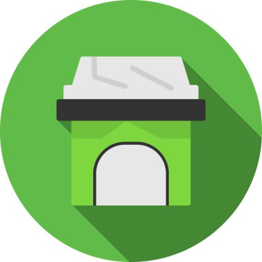 Kahve makinesi düz vektör simgesi