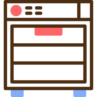 Tarayıcı. Web simgesi basit illüstrasyon