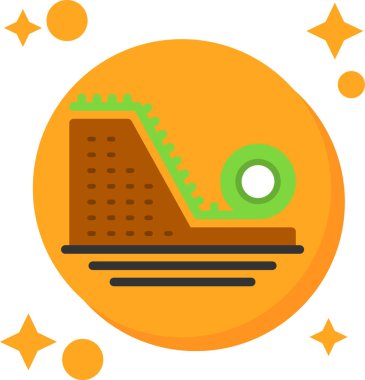 Dikiş makinesi. Vektör çizim