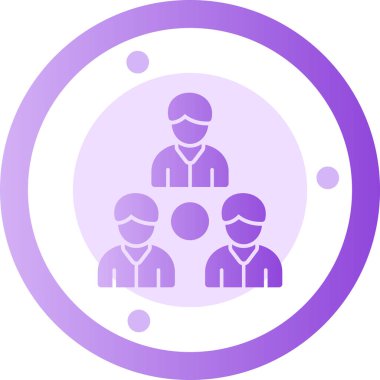 grup insan simgesi, vektör illüstrasyon tasarımı