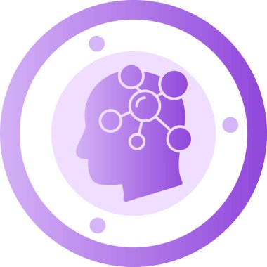 yaratıcı düşünme simge vektör çizim