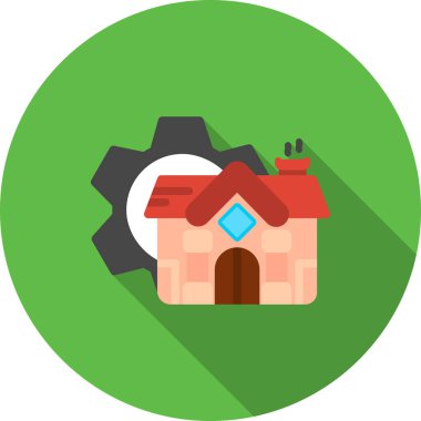 ev simgesi vektör illüstrasyonu