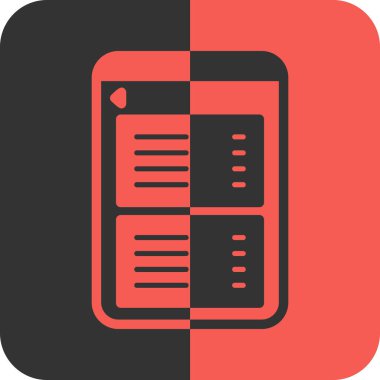 tarayıcı simgesi, vektör illüstrasyonu