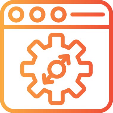 Simge vektör illüstrasyonu ayarlanıyor