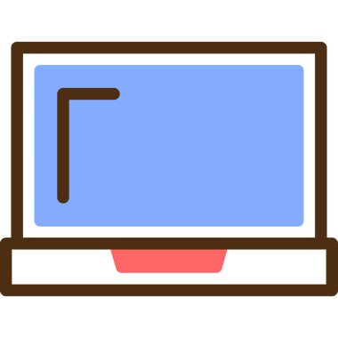 Çevrimiçi Dükkan simgesi vektör çizimi