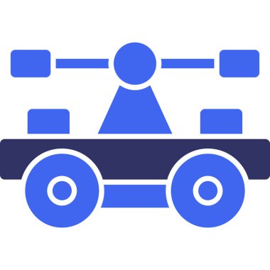 - Araba. Web simgesi basit illüstrasyon