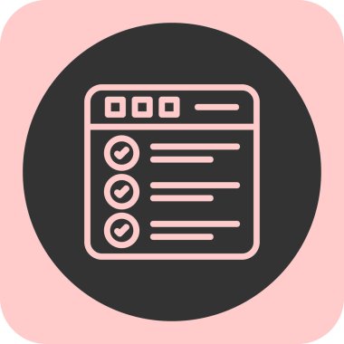 Uzun gölgeli bir belgenin vektör simgesi